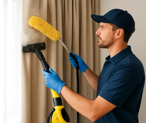 Trusted drapes cleaning technician Matty Curtain Cleaning mortdale-nsw QLD