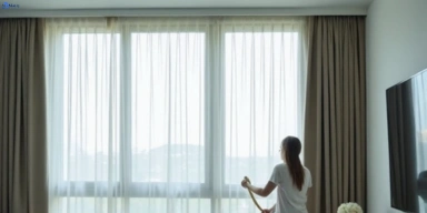 Delicate sheer drape cleaning mortdale-nsw Matty Curtain Cleaning
